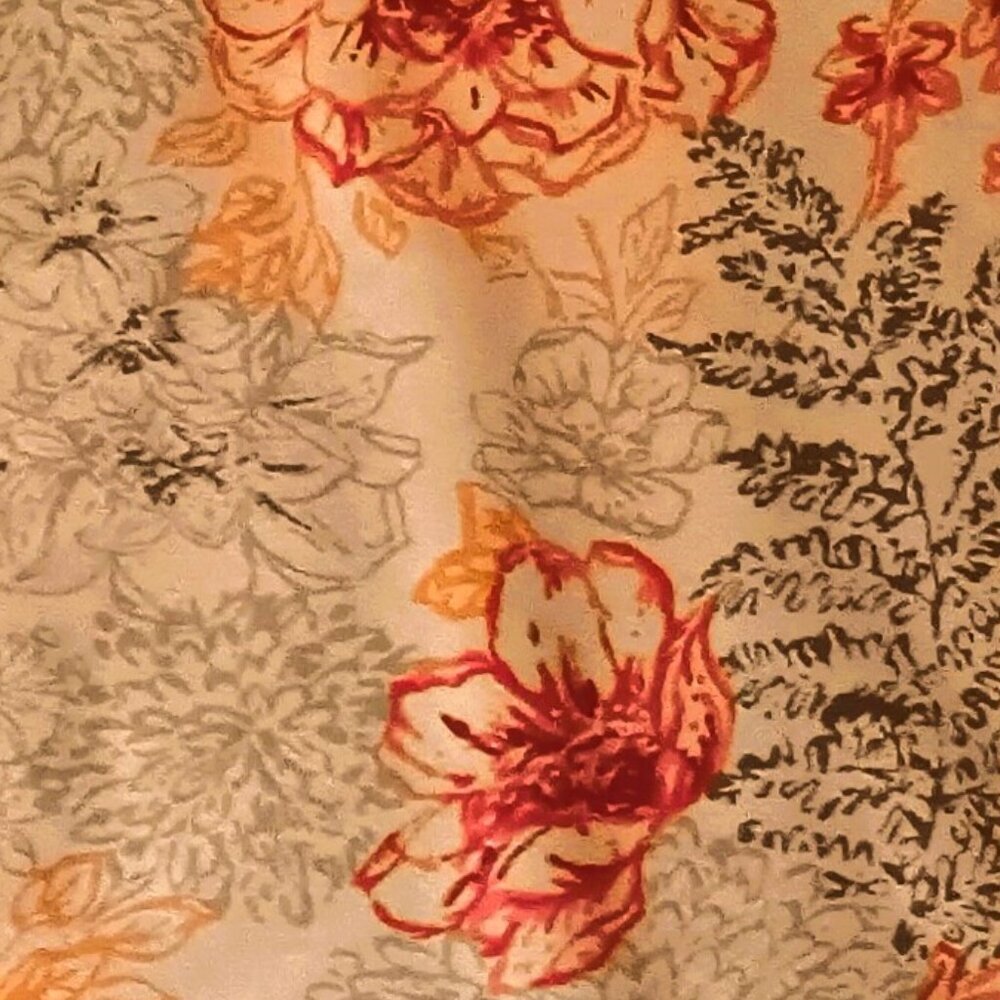 NEW! LIZ CLAIBORNE FLORAL SKIRT, 100%, XL - Picture 5 of 5